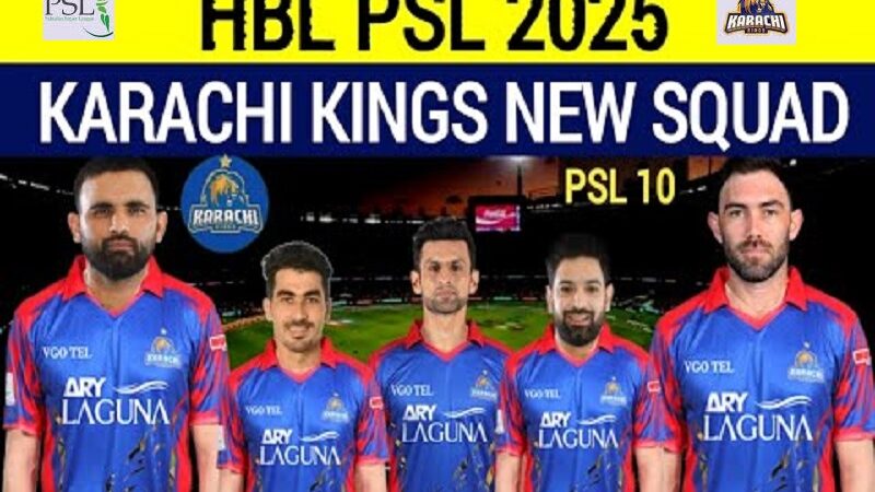 Karachi Kings team players PSL 2025